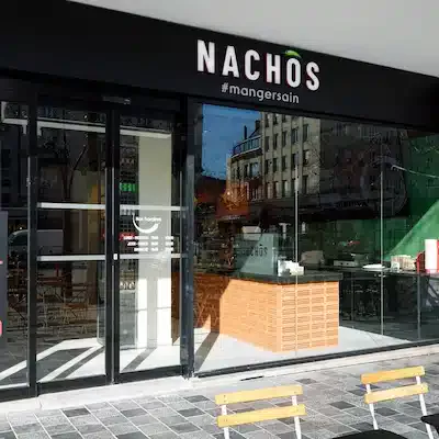 Vitrine de Nachos, restaurant mexicain Valenciennes