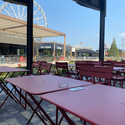 Terrasse du resto mexicain Nachos Strasbourg Reischett