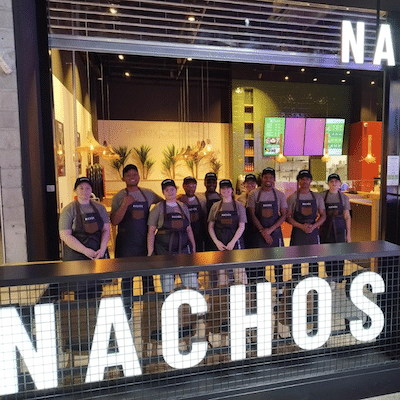 Equipe du restaurant mexicain Nachos à Lyon Part-Dieu