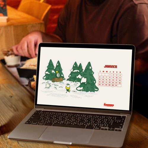 mise en scène fond d'écran nachos de janvier